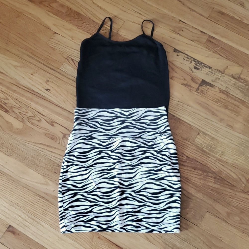 ZEBRA Skirt with Tank Top